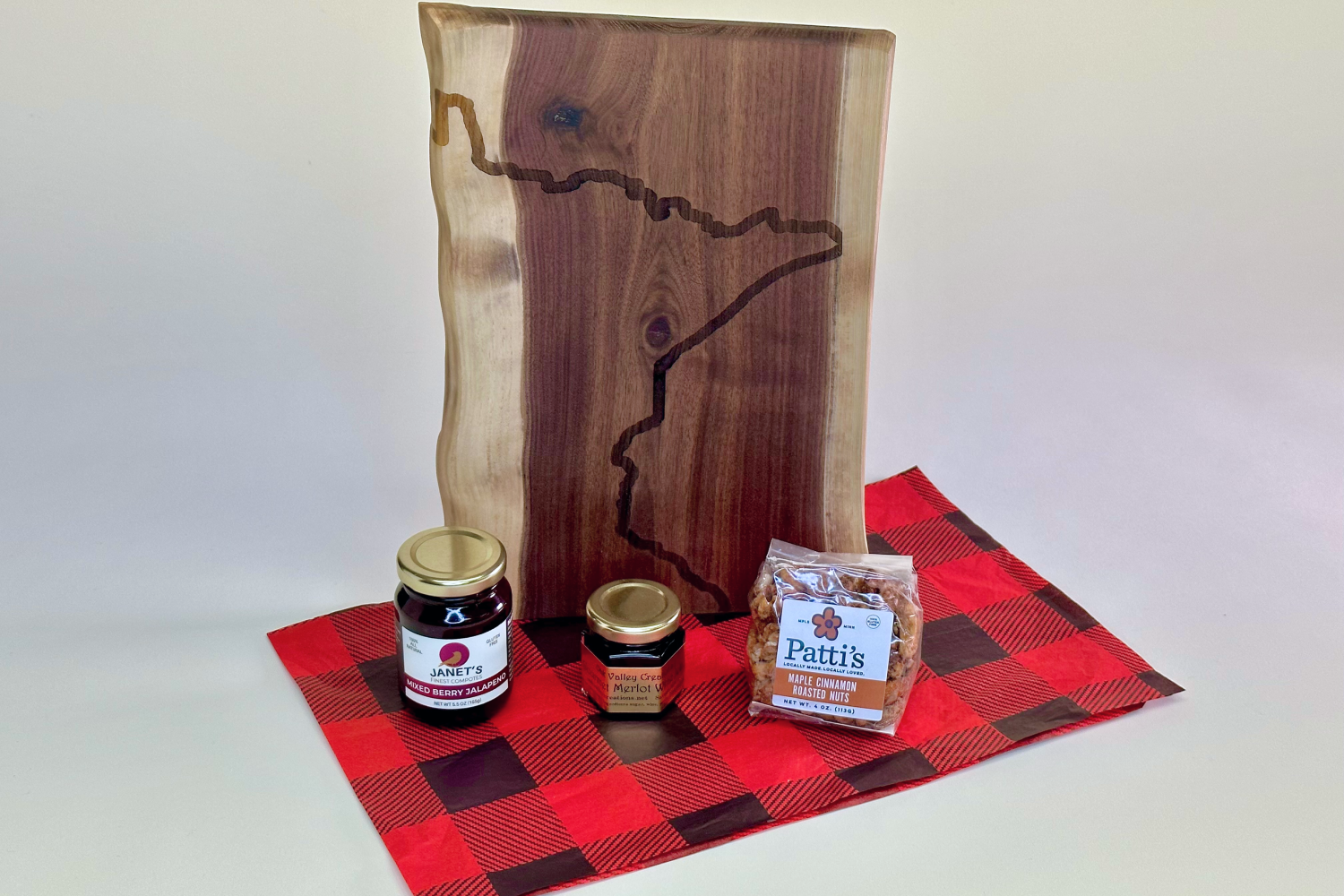 locally made handcrafted cheese board gift